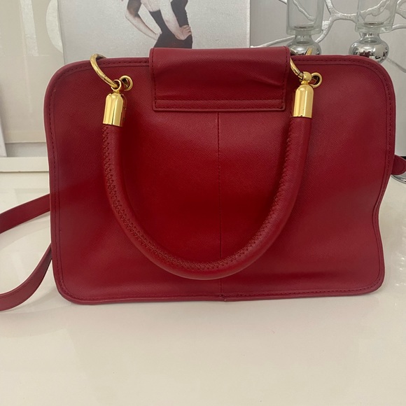 Red Badgley Mischka large handbag - Picture 3 of 14